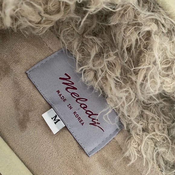 Melody Faux Suede + Shearling Vest - Picture 5 of 5
